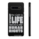 Without The Right To Life - Advocacy through Phone Case Design