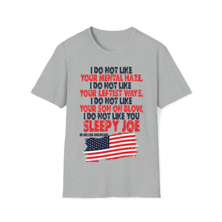 Buy sport-grey Unisex Sleepy Joe Softstyle T-Shirt - Make a Bold Statement with Comfort