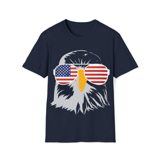 Buy navy Men&#39;s Bald Eagle Softstyle T-Shirt