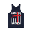 God Bless America Unisex Jersey Tank - patriotism and American values