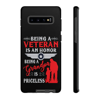 Durable Phone Cover for Honoring Veterans and Grandparents