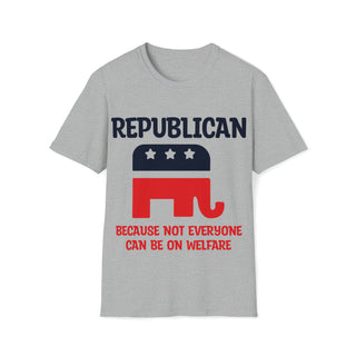Buy sport-grey Republican Pride with Our Unisex Softstyle T-Shirt