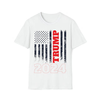 Buy white Unisex Softstyle Trump 2024 T-Shirt