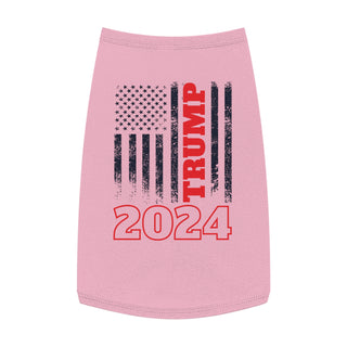 Buy pink Republican Trump 2024 Dog Tank Top - Support with Style, Even for Your Pet
