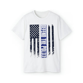 Buy white Defend the Police Ultra Cotton T-shirt