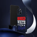 Red White Blessed Phone Tough Cases - Protect Your Device with Patriotic Pride