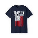 American Flag Unisex ultra cotton tee with flag design
