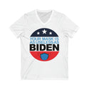Your Mask Is As Useless As Biden Unisex Jersey V-Neck Tee