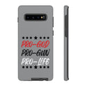 Elevate Your Device Defense with Pro God Pro Gun Pro Life Mobile Phone Cases