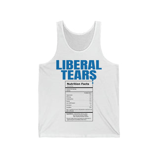 Buy white Liberal Tears Stylish Unisex Jersey Tank Top