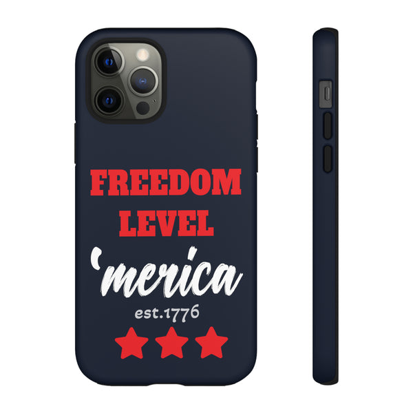 Freedom Level America Est 1776 Phone Cases with a Patriotic Touch