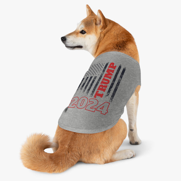 Republican Trump 2024 Dog Tank Top - Support with Style, Even for Your Pet
