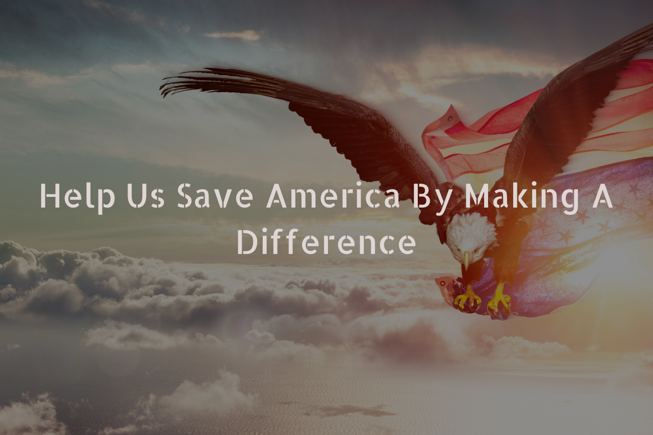 Help us save america by making a difference