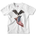 Patriotic American Flag Carrying Eagle T Shirts for Men Women Treen Tees