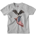 Patriotic American Flag Carrying Eagle Unisex T-shirt