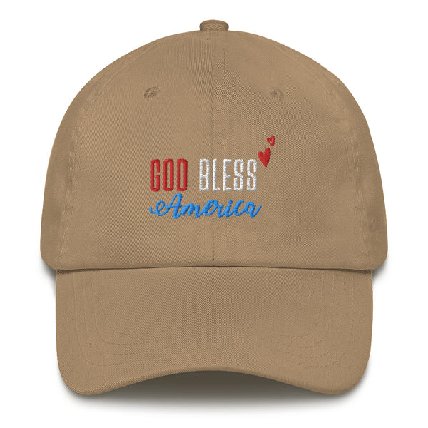Classic Cap - God Bless America Embroidered Hat