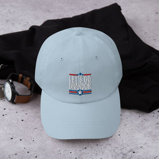 Buy light-blue Classic Baseball Hat - Let&#39;s Go Brandon Edition