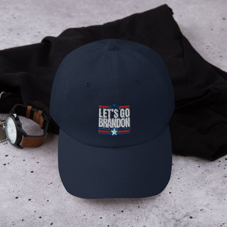 Buy navy Classic Baseball Hat - Let&#39;s Go Brandon Edition