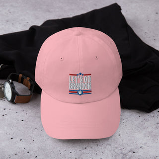 Buy pink Classic Baseball Hat - Let&#39;s Go Brandon Edition