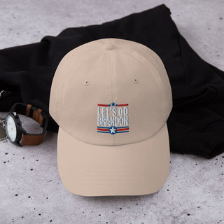 Buy stone Classic Baseball Hat - Let&#39;s Go Brandon Edition
