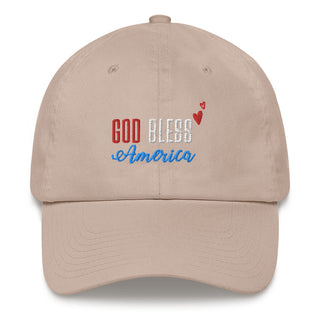 Buy stone Classic Cap - God Bless America Embroidered Hat