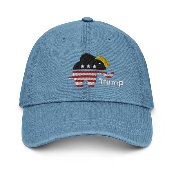 Trump Support Denim Hat - Make America Great Again