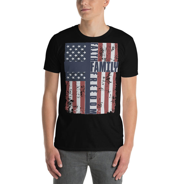 Faith, Family, Freedom Short-Sleeve Unisex T-Shirt