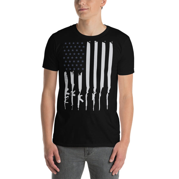 American Stars and Guns Short-Sleeve Unisex T-Shirt