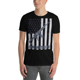 Buy black Come And Take Em Short-Sleeve Unisex T-Shirt