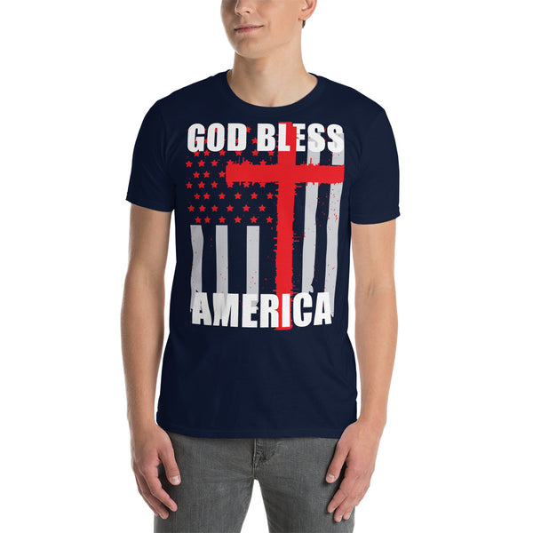 God Bless America Short-Sleeve Unisex T-Shirt