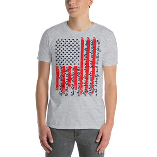 Buy sport-grey American Flag Short-Sleeve Unisex T-Shirt