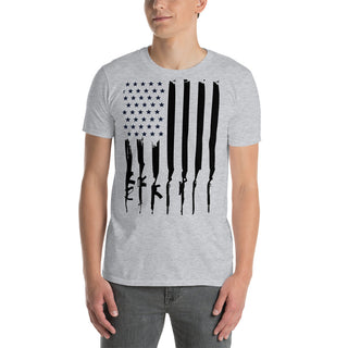 Buy sport-grey American Stars and Guns Short-Sleeve Unisex T-Shirt