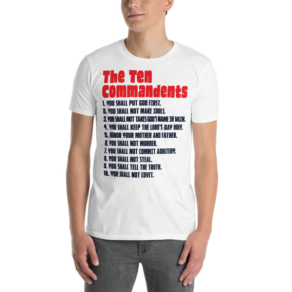 The Ten Commandments Short-Sleeve Unisex T-Shirt