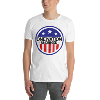 Buy white One Nation Under God Short-Sleeve Unisex T-Shirt